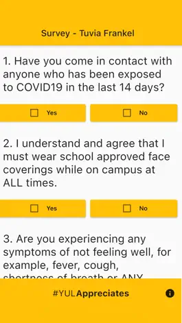 Game screenshot YULA Wellness Survey apk