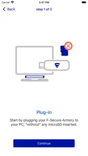f-secure armory drive iphone screenshot 1