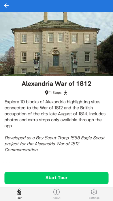 Alexandria War of 1812 Tour Screenshot