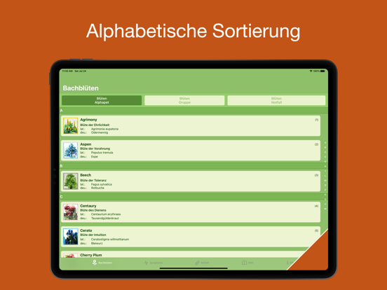 Screenshot #5 pour Bachblüten Lexikon