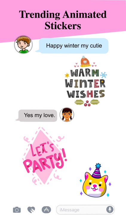Animated Wishes Stickers Pack
