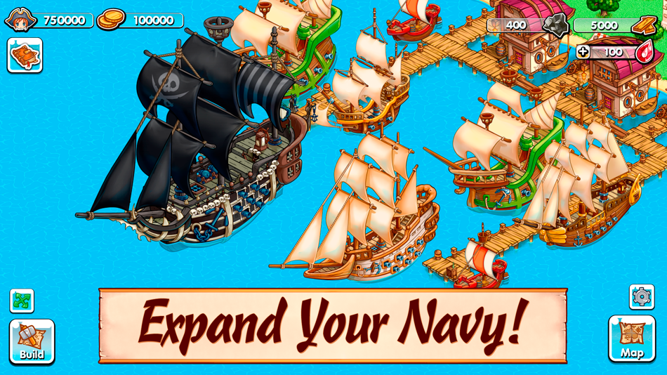#3. Pirates of Everseas! (iOS) 由: MUNMANA TOV