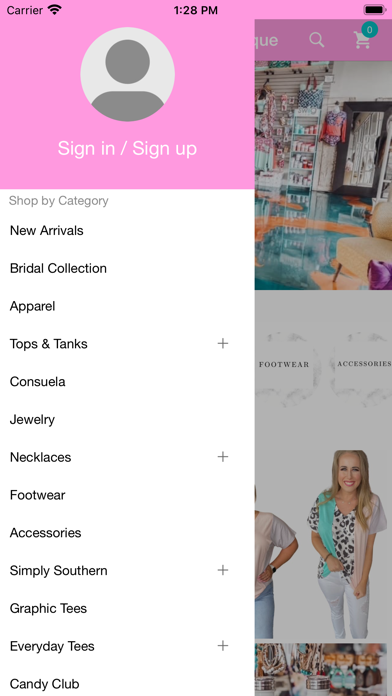 Frogstones Boutique Screenshot