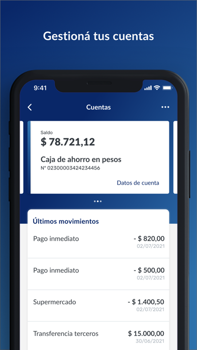 Cuenta Columbia Screenshot