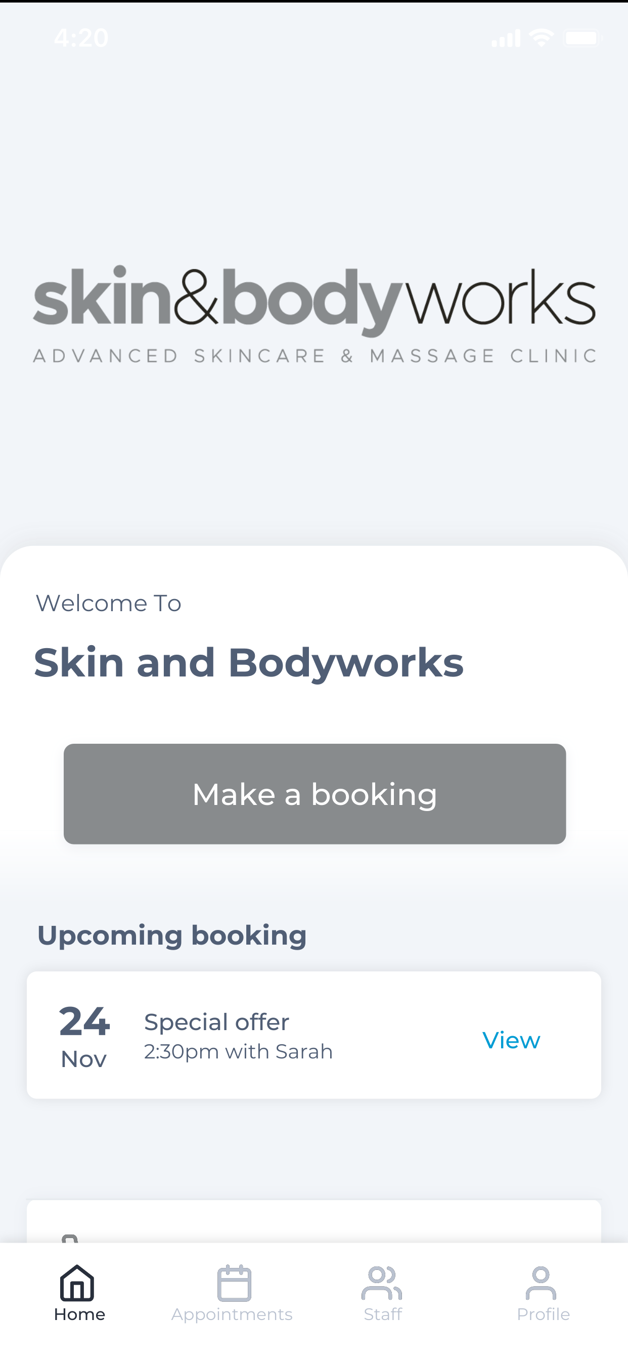 Skin and Bodyworks