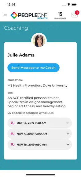 Game screenshot PeopleOne Health apk