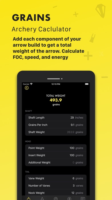 Grains: Archery Calculator Screenshot