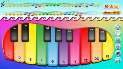 Colorful iPiano Screenshot