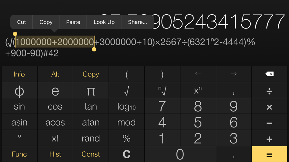 #2. Amazing Calculator (iOS) 由: Tung Vu