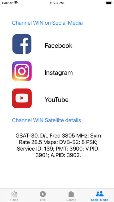 Channel WIN Live Screenshot
