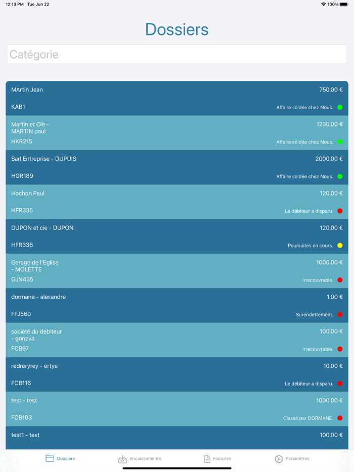 Cabinet dOrmane Client