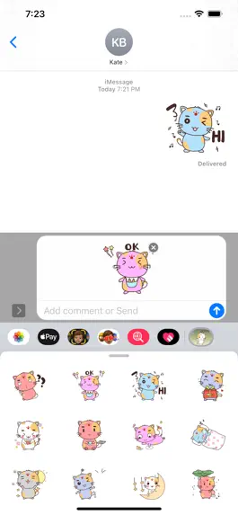 Game screenshot Funny Cat Stickers Pack mod apk