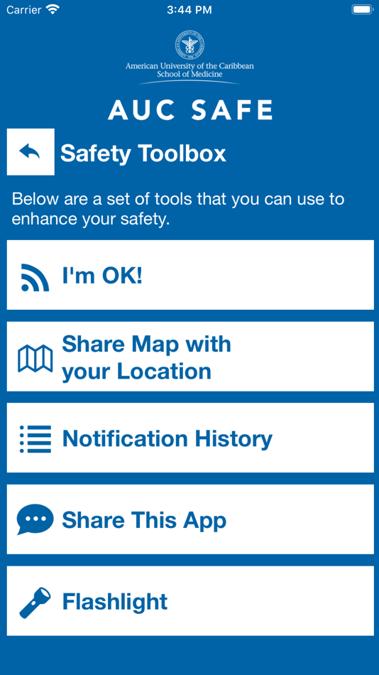 #5. AUC Safe (iOS) 由: AMERICAN UNIVERSITY OF THE CARIBBEAN, INC.