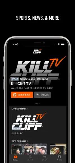 Game screenshot Kill Cliff TV apk