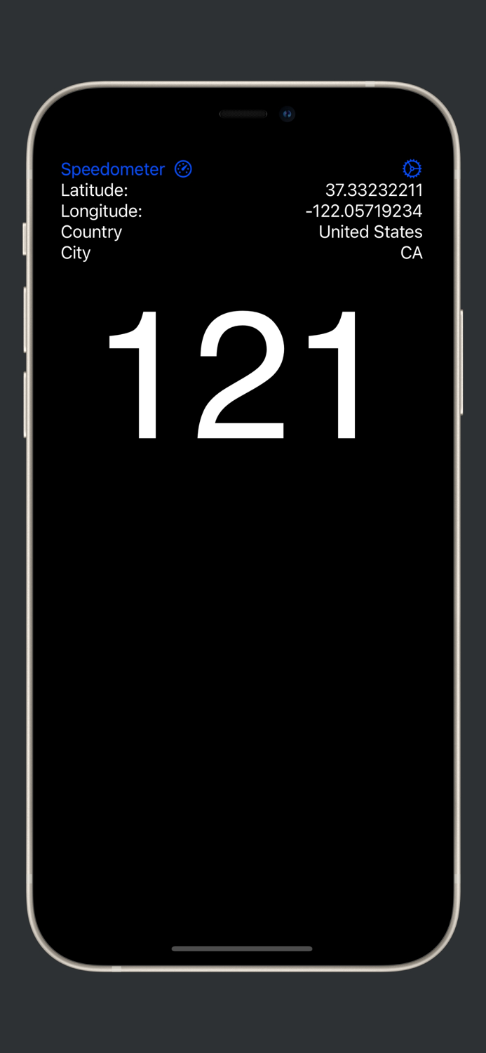 Speedometer and Coordinate