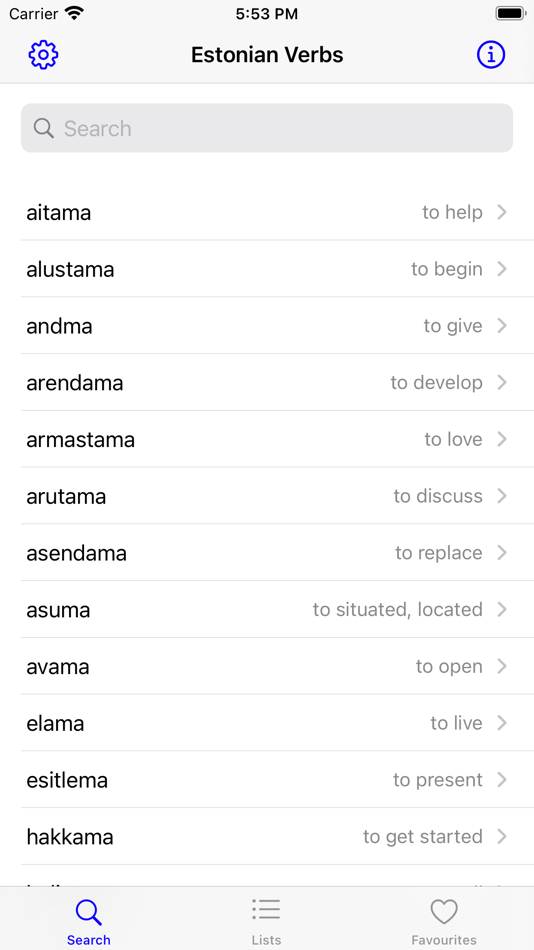 #3. Estonian Verbs (iOS) 由: DekSoft