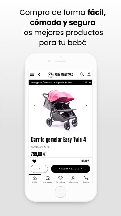 Baby Monsters - Productos bebé Screenshot
