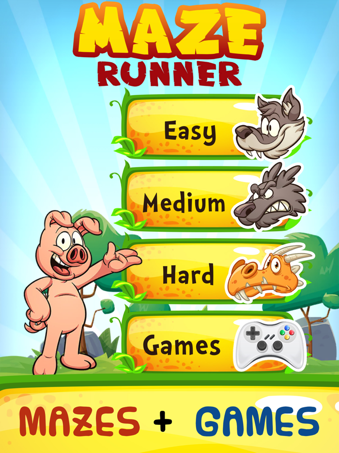 Mazes for kids - puzzle games