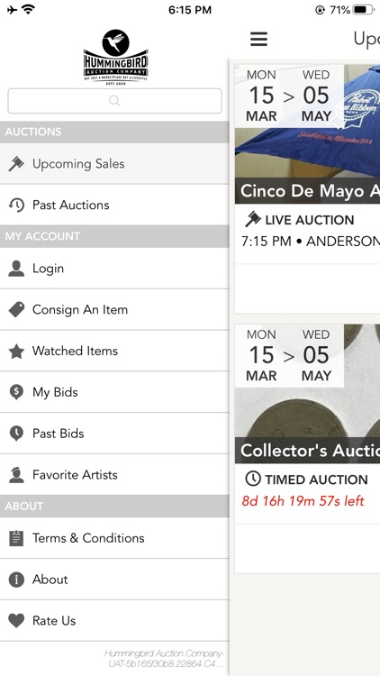 Hummingbird Auction Company screenshot-3