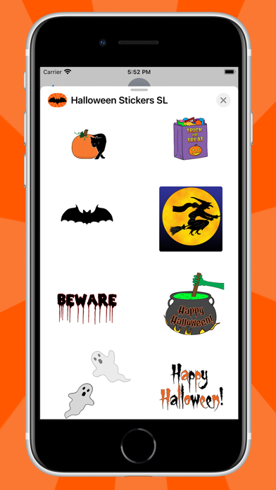 Halloween Stickers SL Screenshot