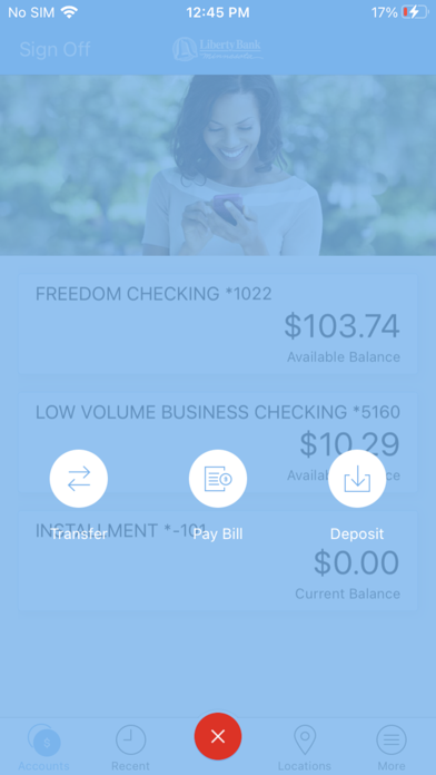 Liberty Bank Minnesota Mobile Screenshot