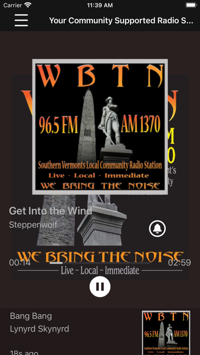 WBTN AM & FM Screenshot