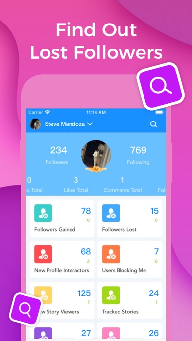 Follower Tracker Screenshot