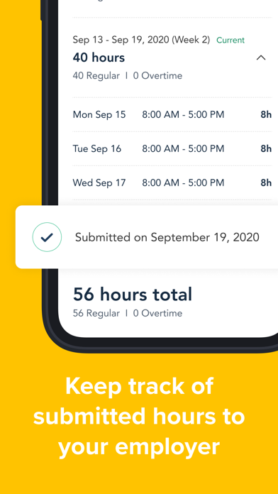 HomePay Time Tracker Screenshot