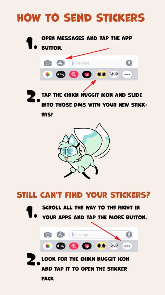 #4. Chikn Nuggit Animated Stickers (iOS) 게시자: BuzzFeed