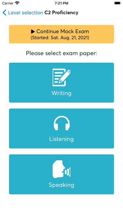 English Exams Lab Screenshot