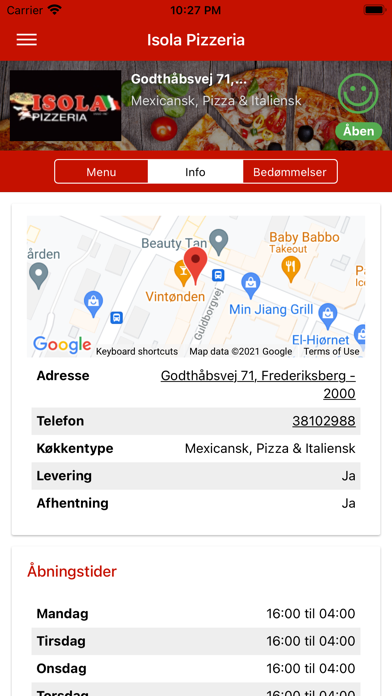 Screenshot #2 pour Isola Pizzeria