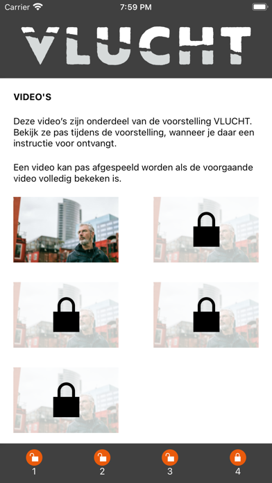 VLUCHT de voorstelling Screenshot