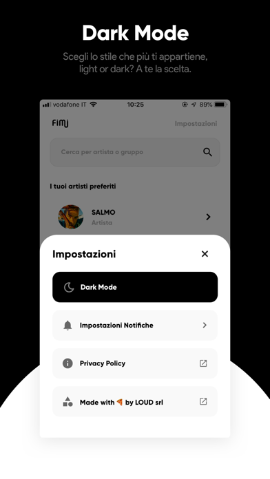 FIMI - Musica Italiana Screenshot