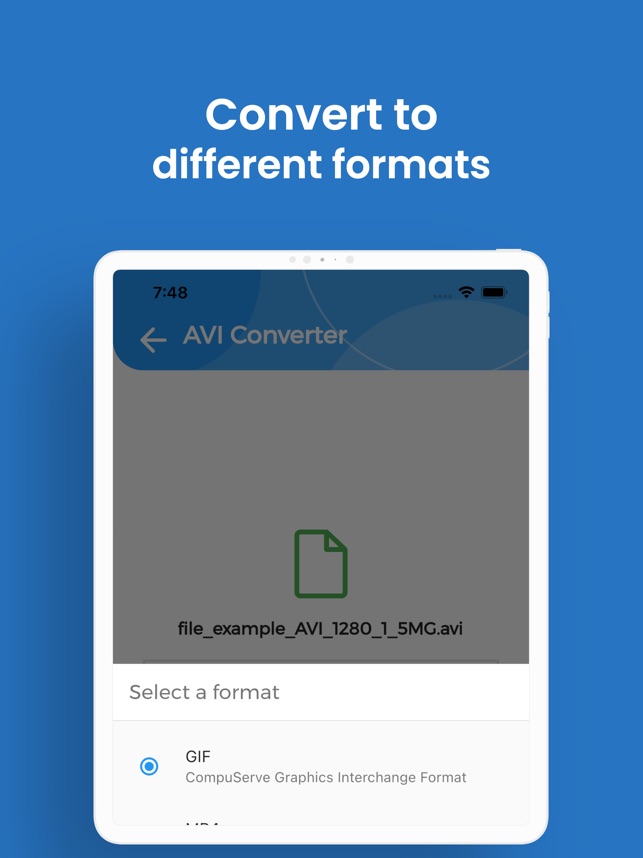 AVI Converter, AVI to MP4 on the App Store
