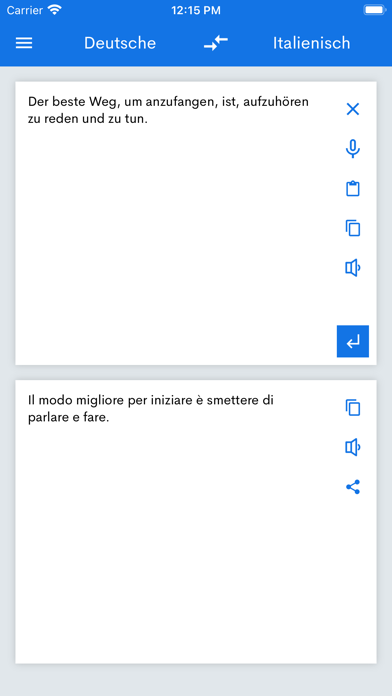 Screenshot #1 pour German Italian Translator
