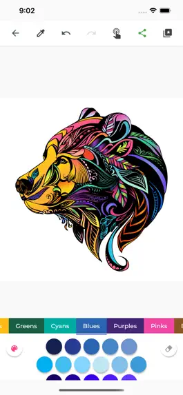 Game screenshot Animals Coloring Book Relax mod apk