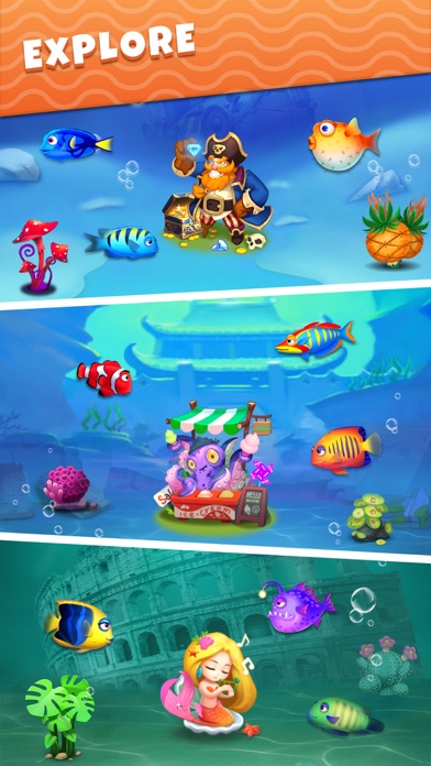 Ocean Block Puzzle - Fish Screenshot