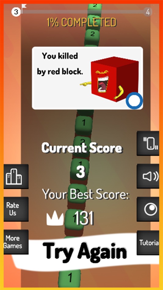 #3. Snake Game 3D (iOS) 由: Oneiric Gaming