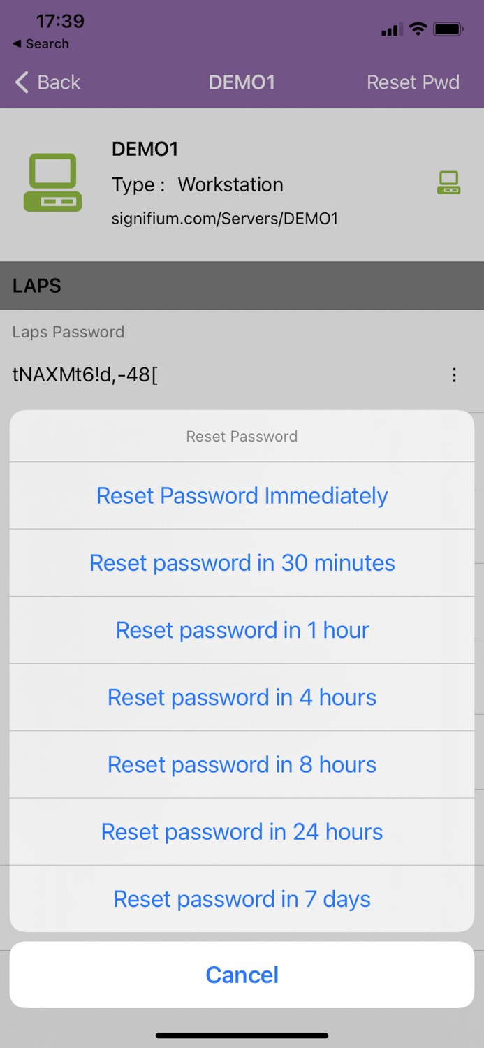 LAPSSignify LAPS Help Desk