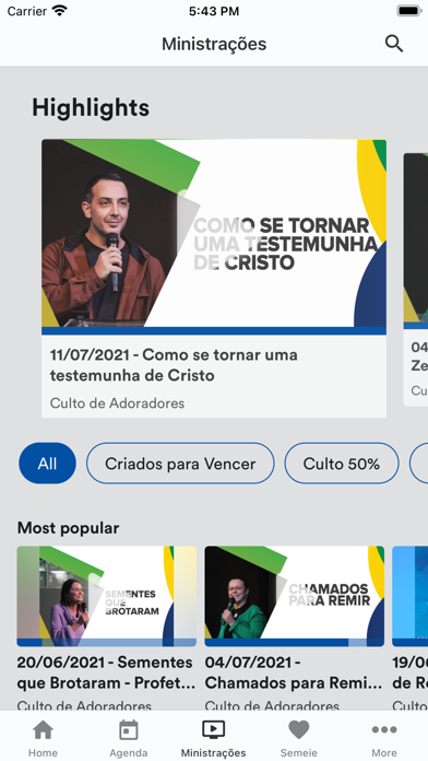 Ministério Sonho de Deus Screenshot