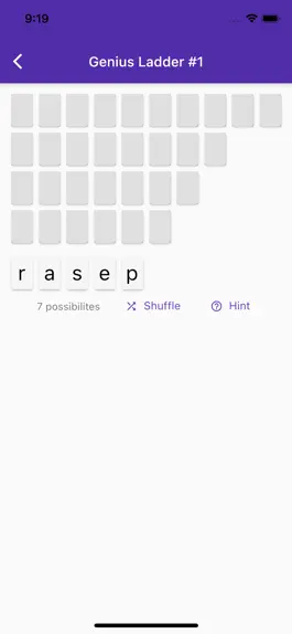 Game screenshot Anagram Ladder hack