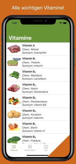 Game screenshot Vitamine & Mineralien apk