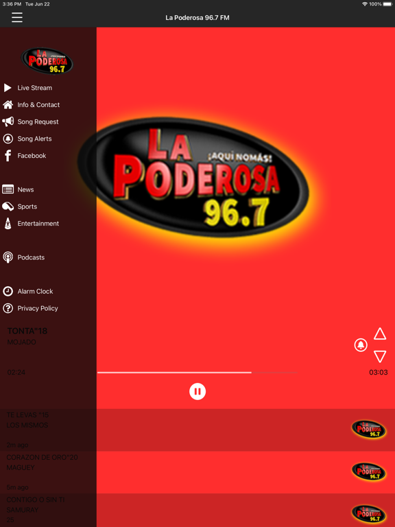Screenshot #5 pour KUNA La Poderosa 96.7