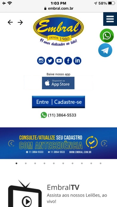 How to cancel & delete Embral Leilões from iphone & ipad 1