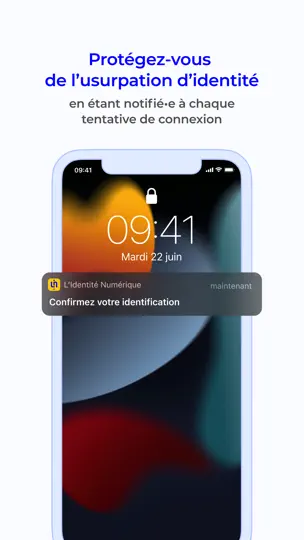 Capture d'écran de L’Identité Numérique La Poste sur iPhone 4