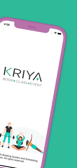 Game screenshot KRIYA Booking App apk