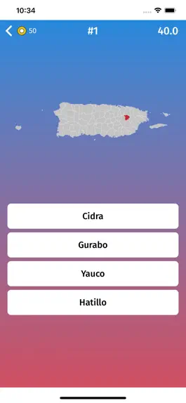 Game screenshot Puerto Rico: Regions Map Quiz hack