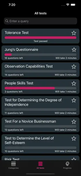 Game screenshot 40+ Psychological Tests hack