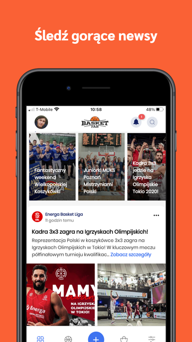 BasketFan - Koszykówka Łączy Screenshot
