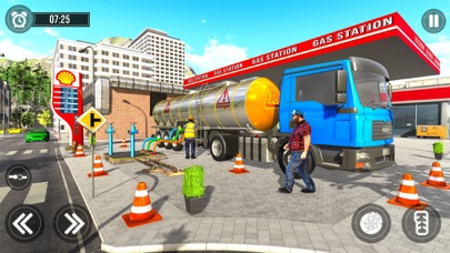 Oil Tanker Truck Driving Game Screenshot